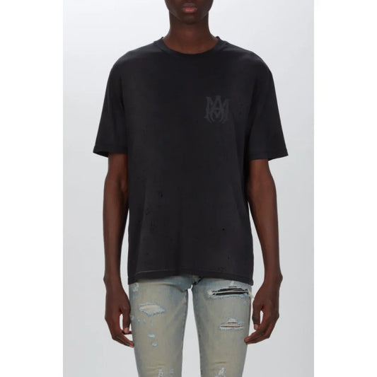 TRICOU AMIRI, Logo Shotgun, Faded Black